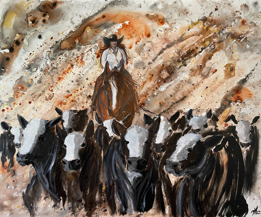 Granite Cowgirl fine art print by Tara Heckman