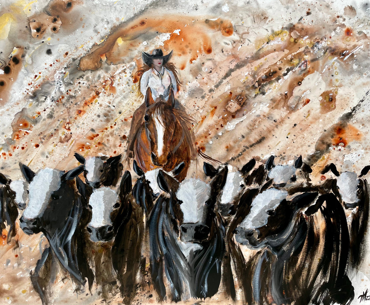 Granite Cowgirl fine art print by Tara Heckman
