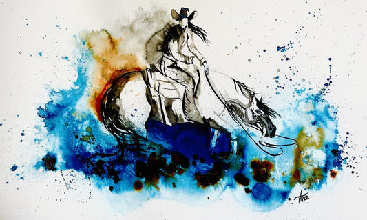 Stop N Drop fine art print by Tara Heckman